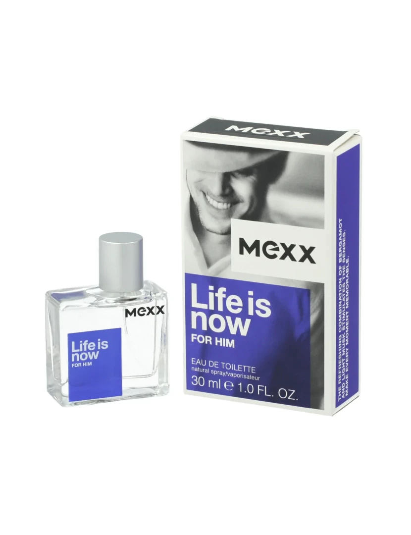 imagem de Perfume dos homens Mexx Edt vida é agora para ele1