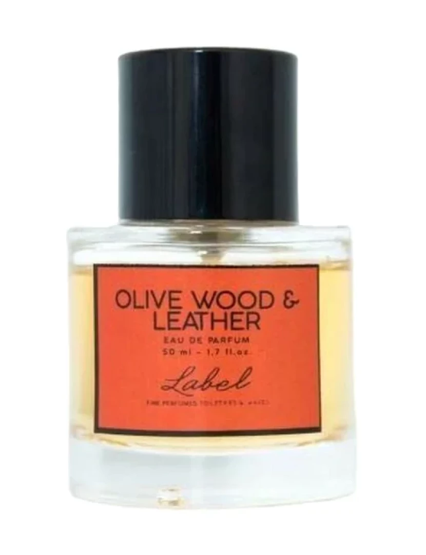 Label - Etiqueta de perfume Unisex Edp Olive madeira e couro