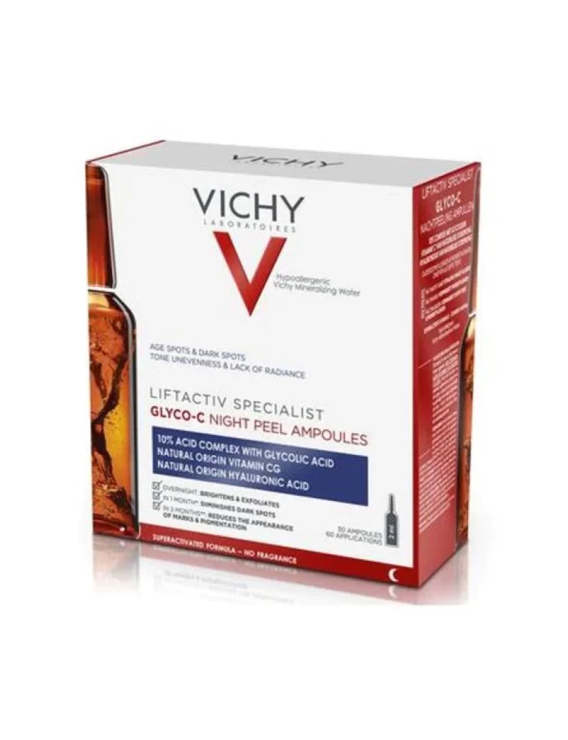 foto 1 de Anti-rugas Tratamento Vichy Liftactiv Especialista Glyco-C 2 Ml X 30 Ampoules Peeling