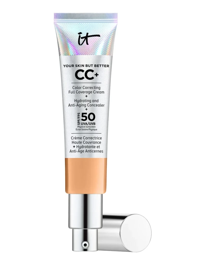 It Cosmetics - Creme hidratante com cor cosmética sua pele mas melhor neutra Tan Spf 50+ (32 Ml)