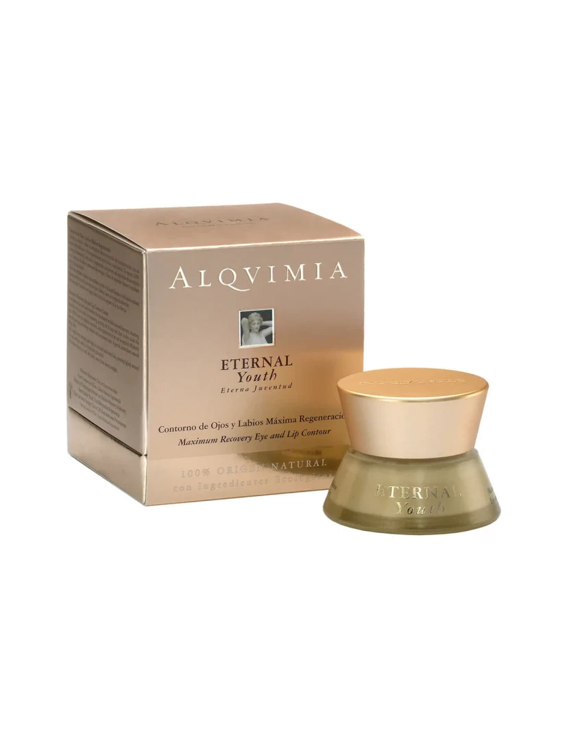 imagem de Creme anti-envelhecimento para o olho e bordo Contour Eternal Youth Alqvimia (15 Ml)1