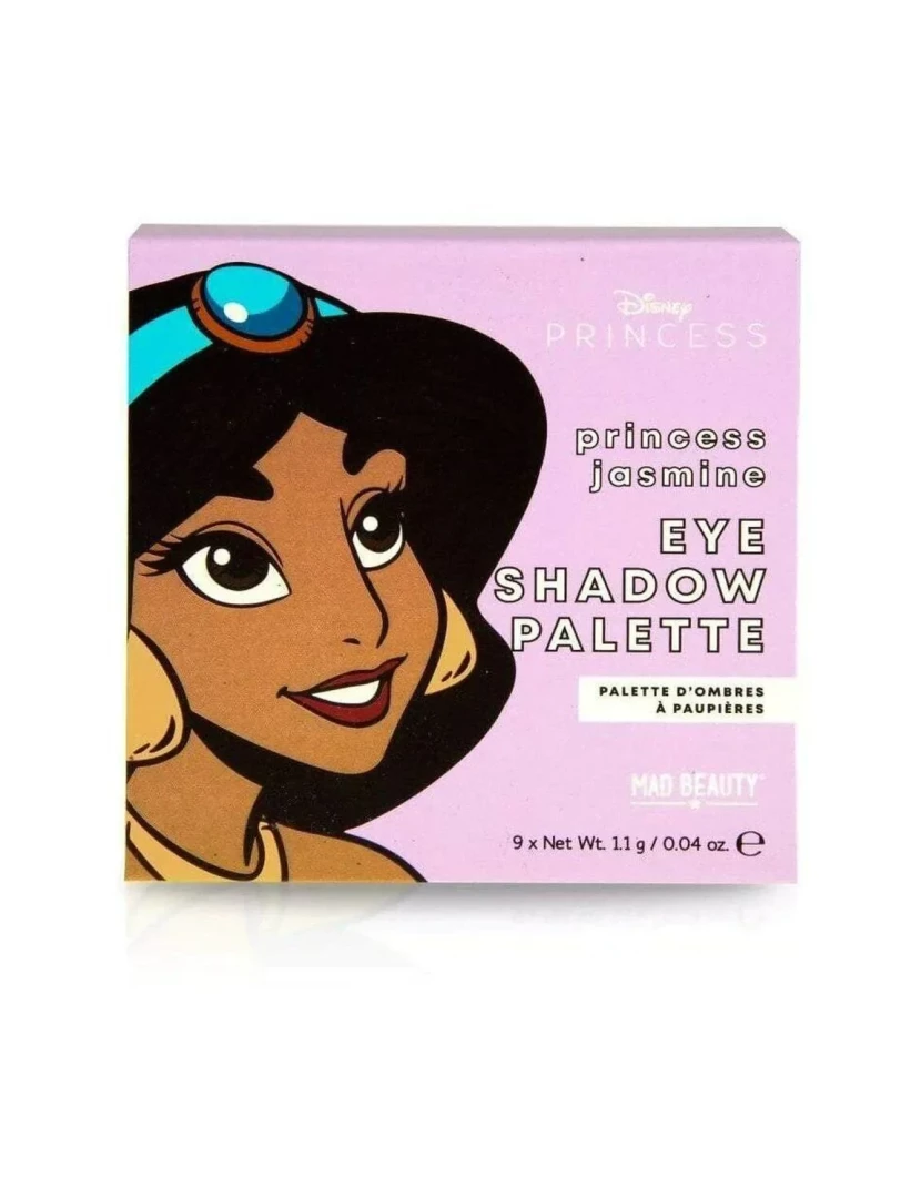 imagem de Sombra Olho Paleta Beleza Louca Disney Princesa Jasmine Mini (9 X 1,1 G)1