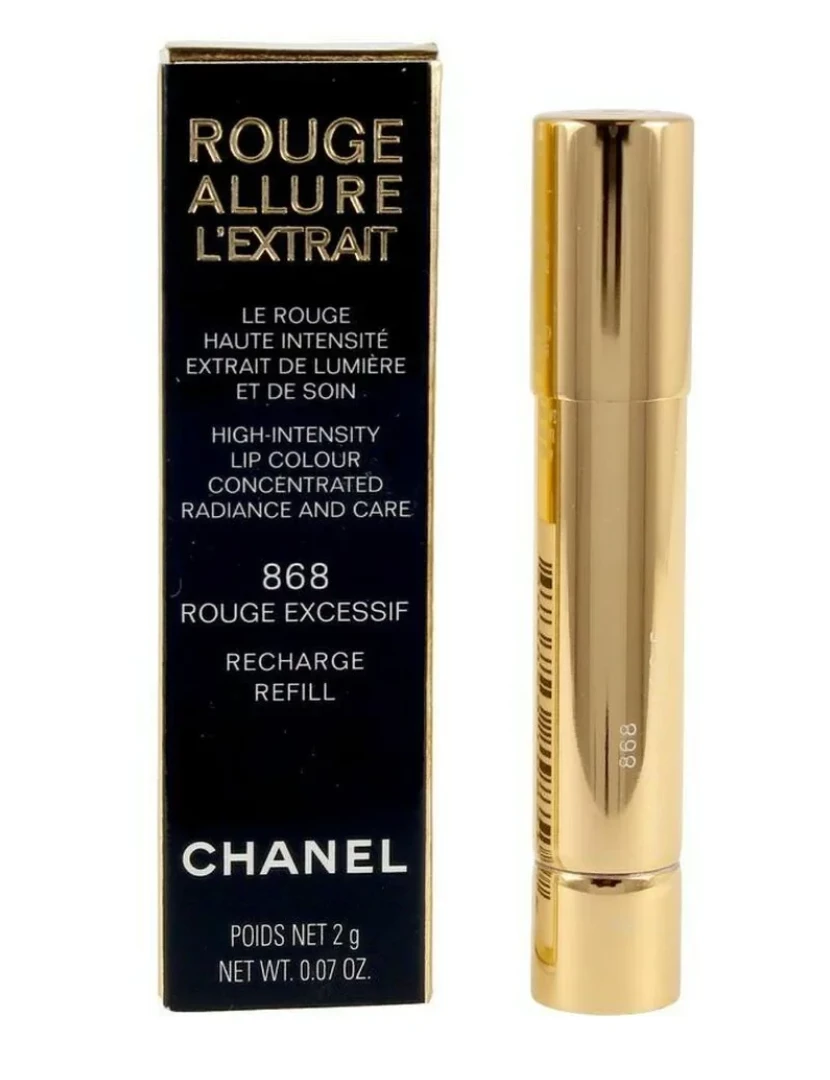 imagem de Lipstick Chanel Rouge Allure Lâ ́extrait Rouge Excesiff 868 Recarga1