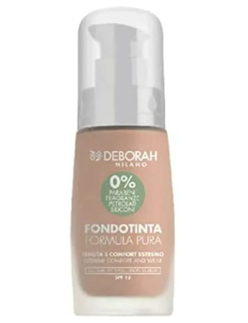 imagem de Fluid Foundation Make-Up Deborah Formula Pura Nâo 2 Bege 30 Ml Spf 151