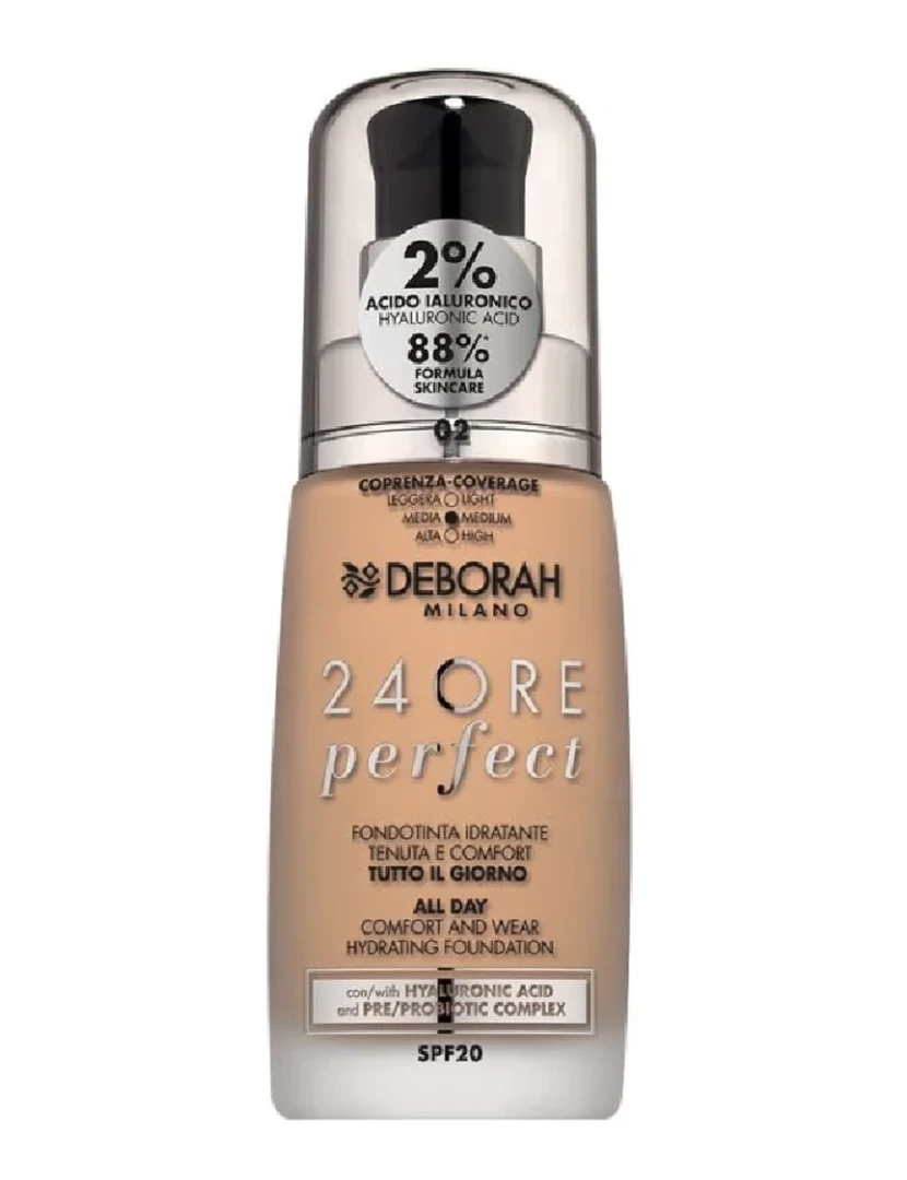 imagem de Liquid Make Up Base Deborah True Bege 30 Ml Nâo 021