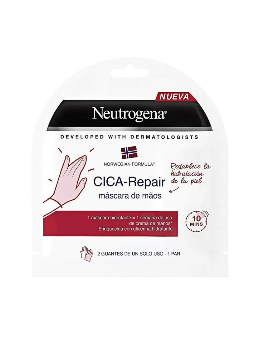 imagem de Máscara de mão Neutrogena Cica-Repair (2 peças)1