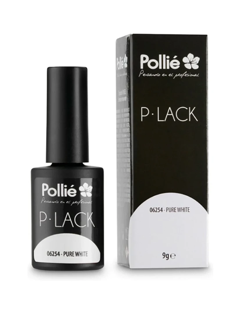 imagem de Nail polonês semi-permanente P-Lack Eurostil branco puro branco puro (9 Gr)1