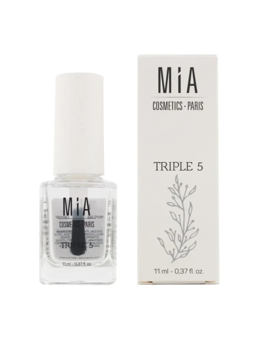 imagem de Tratamento para unhas Triplo 5 Mia Cosméticos Paris 6728 (11 Ml)1