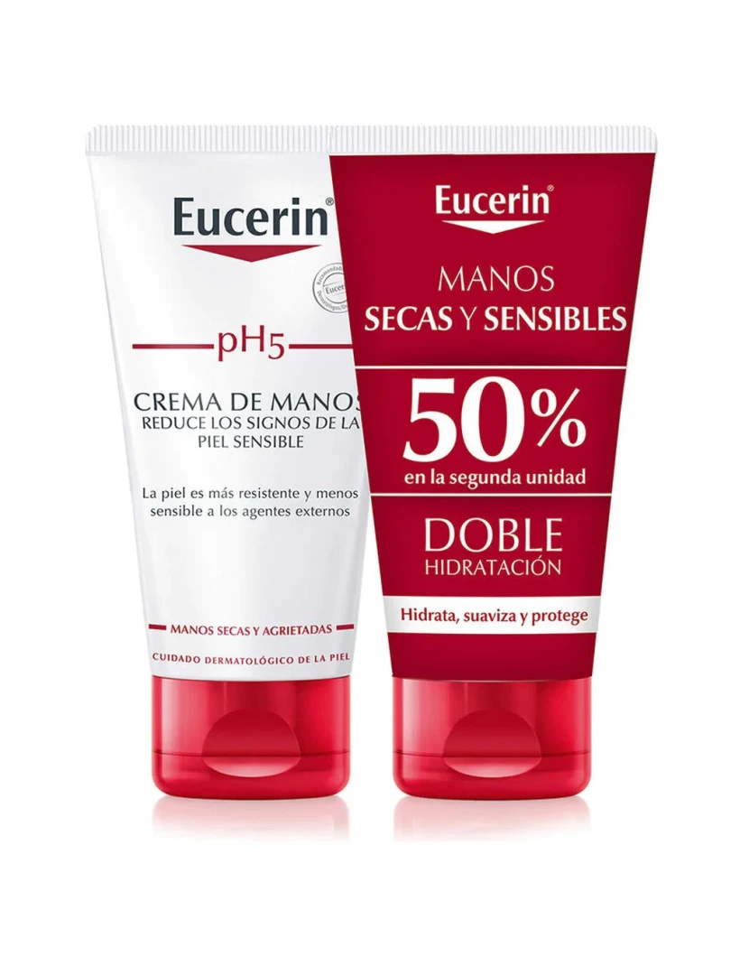 imagem de Creme de mão Eucerin Ph5 2 unidades1