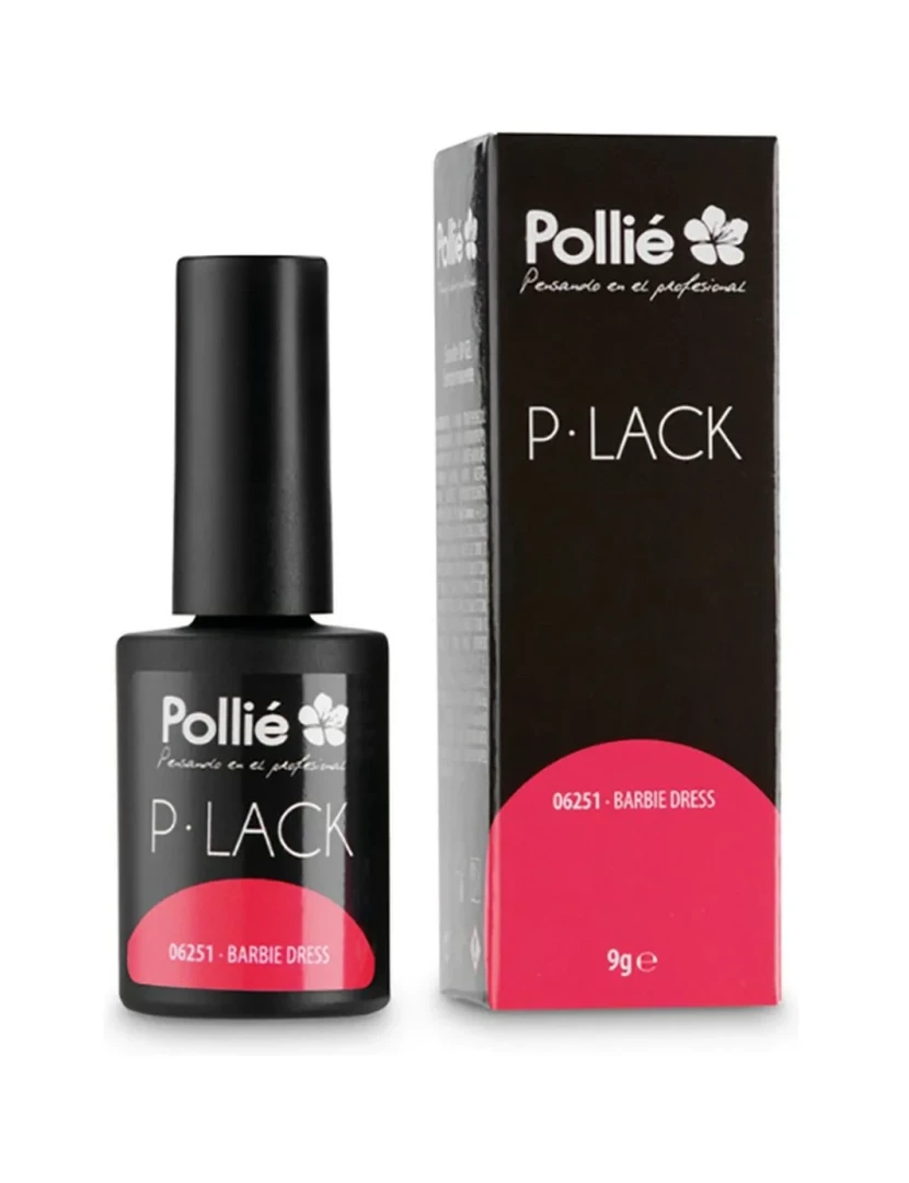 imagem de Nail polonês semi-permanente P-Lack Eurostil Barbie vestido (9 Gr)1