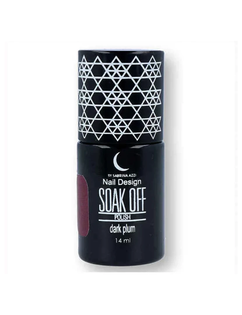 imagem de Nail polonês Soak Off Sabrina Azzi Dark Plum 596 (15 Ml)1