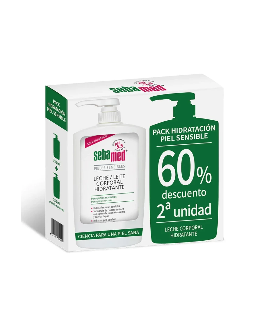 imagem de Corpo hidratante Leite Sebamed Pele sensível (750 Ml)1