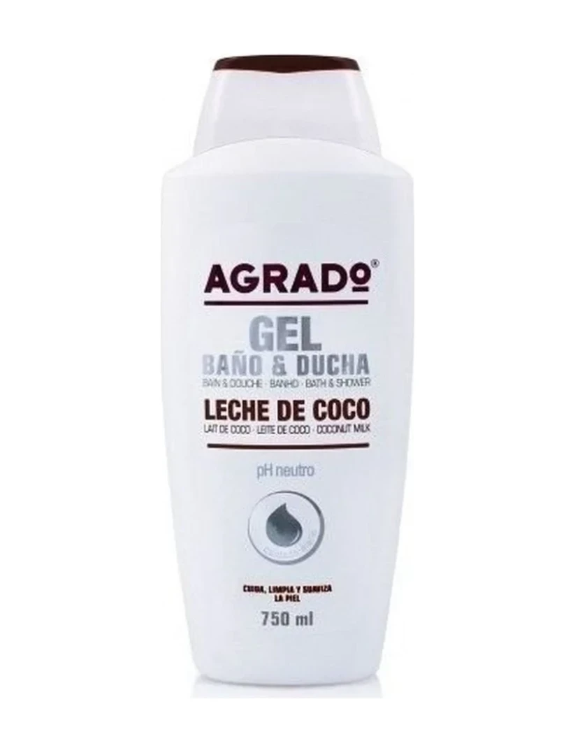 imagem de Chuveiro Gel Leche De Coco Agrado (750 Ml)1