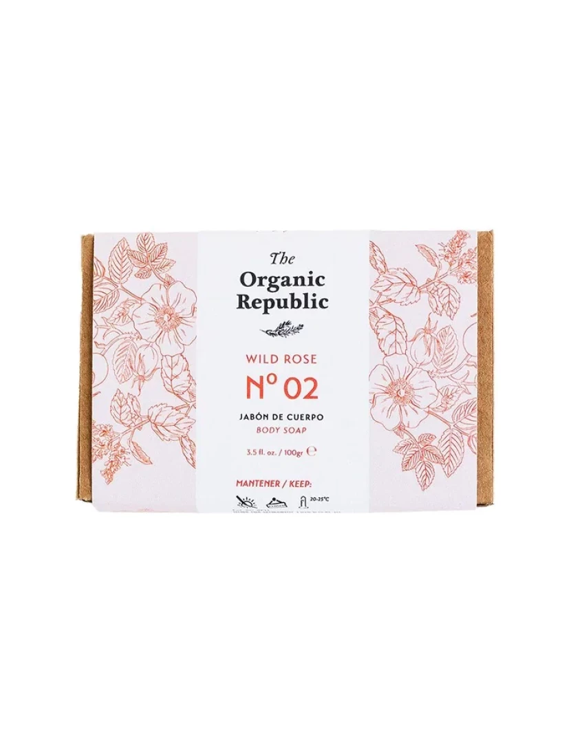 imagem de Bolo de sabão The Organic Republic Rosehip (100 G)1