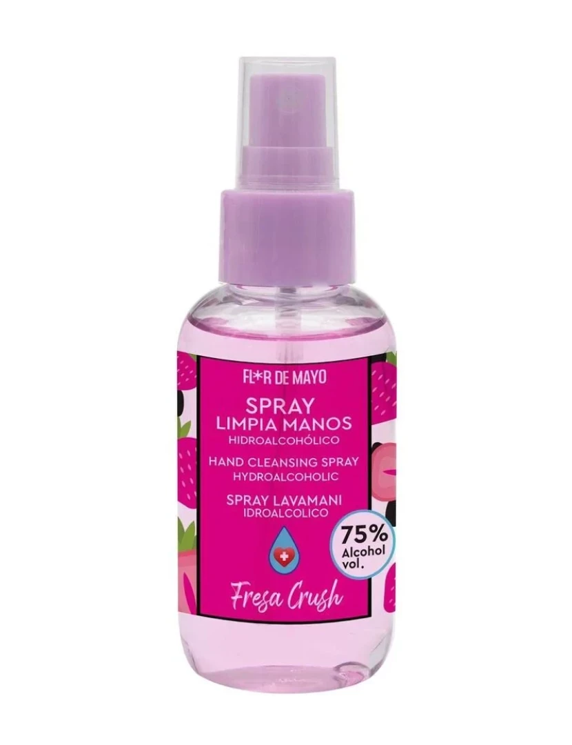 imagem de Mão Sanitiser Flor De Mayo Spray Fresa (100 Ml)1