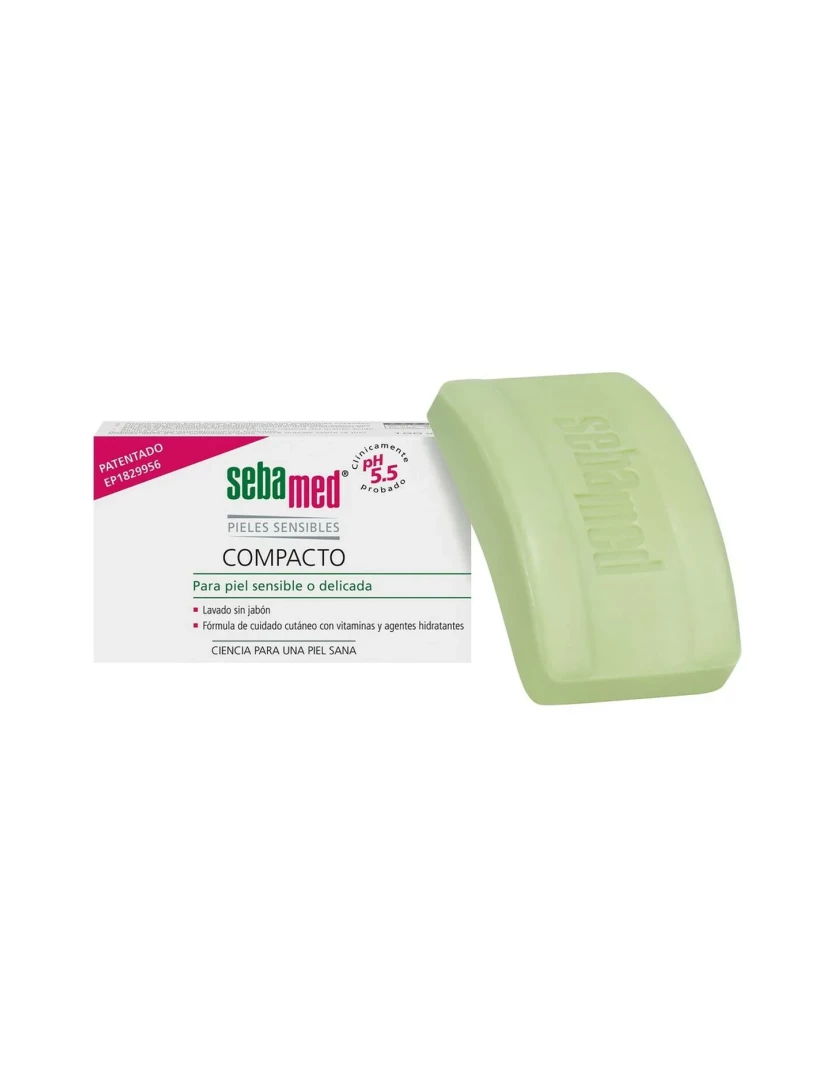 imagem de Gel Bar Sebamed Compacto Pele sensível sem sabão (150 G)1