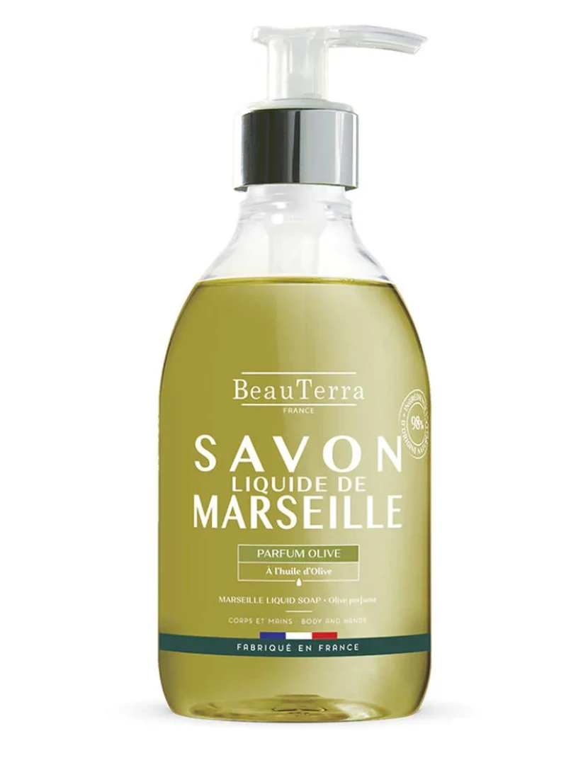 imagem de Liquid Soap Beauterra Savon De Marseille Olive 300 Ml1