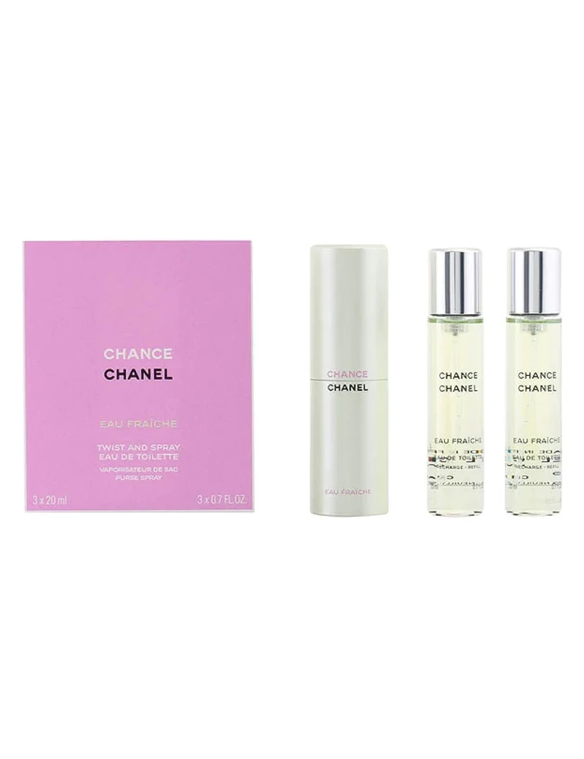 imagem de Conjunto de perfume feminino Chance Eau Fraiche Chanel Chance Eau Fraiche (3 Pcs)1