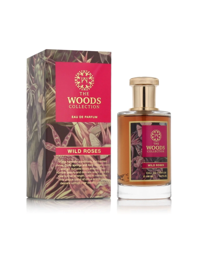 The Woods Collection - Unisex Perfume A coleção de madeira Edp rosas selvagens