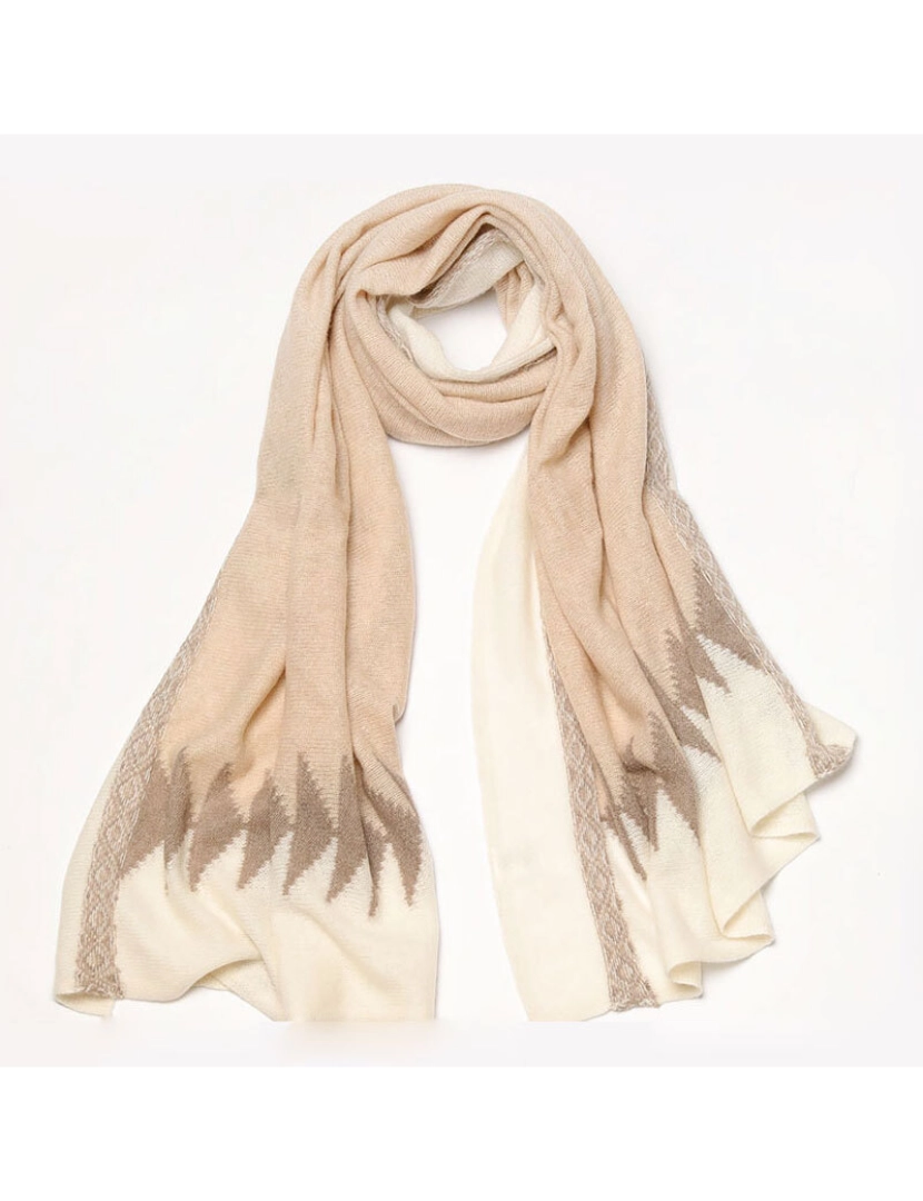 imagem de Isra Cashmere Scarf Bege1