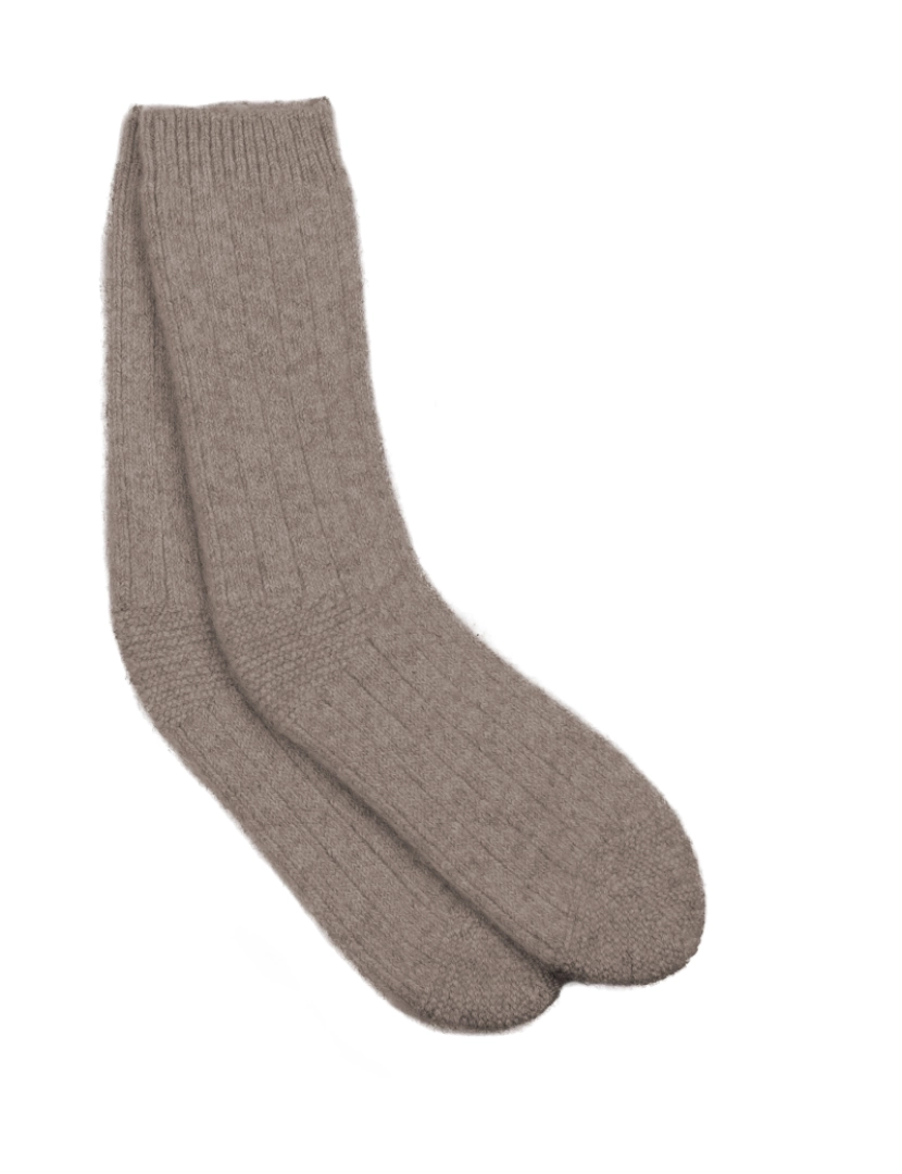 Chikoo Paris - Mary Cashmere meias Brown