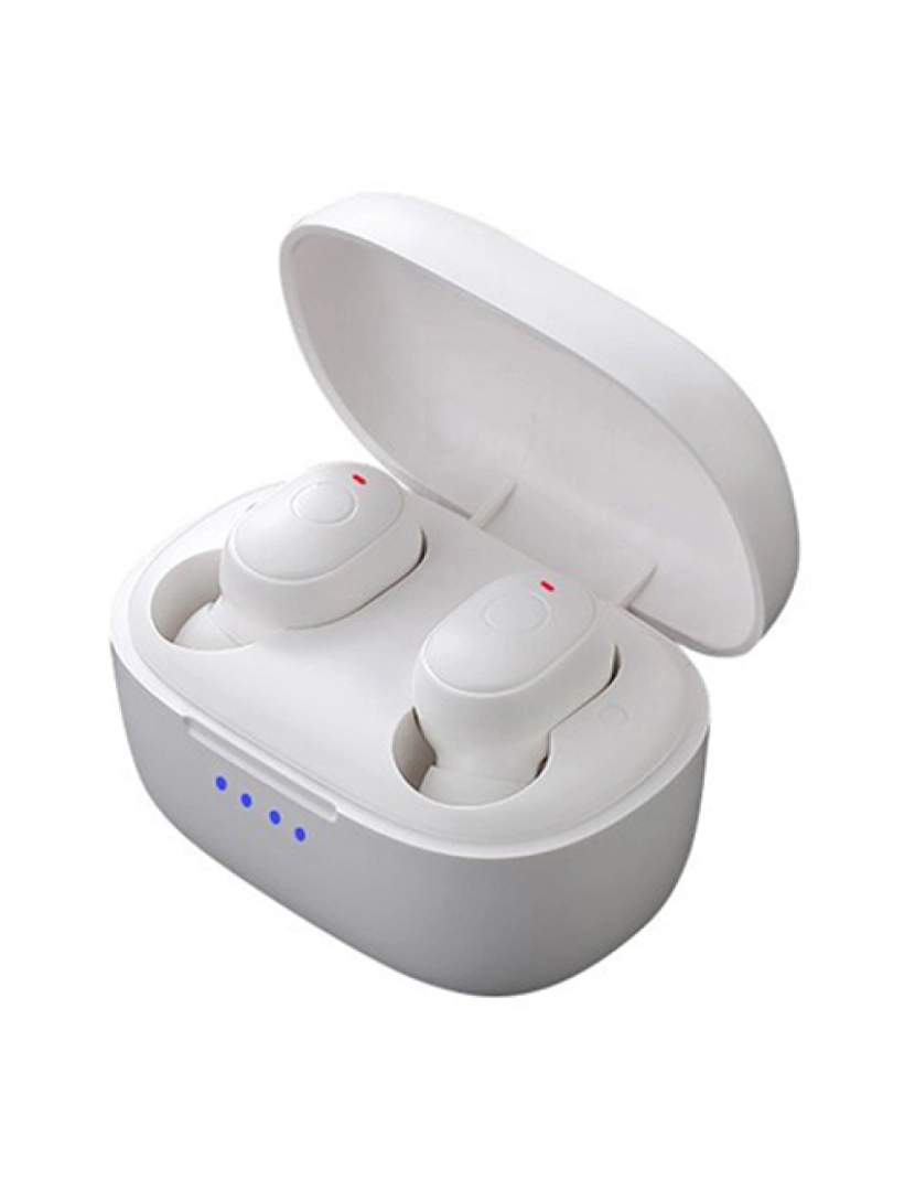 Fones sem fio Bluetooth Smart TWS-911W com base de carregamento branco -  Smartek