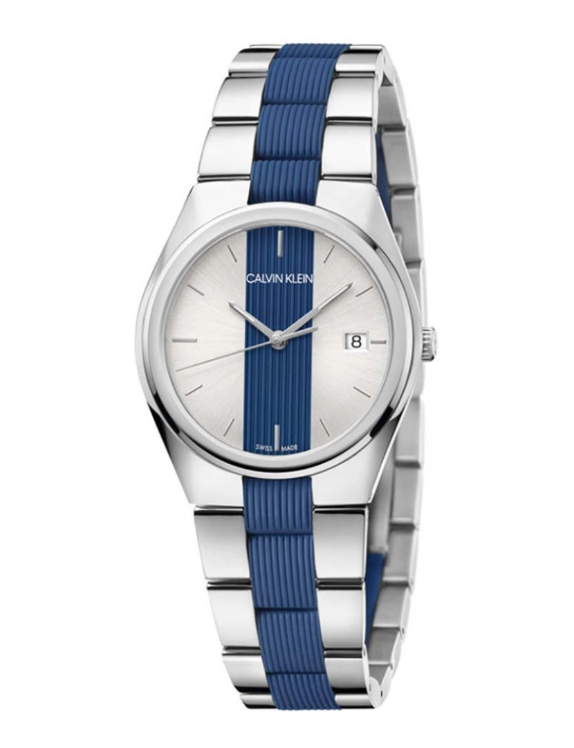 Calvin Klein - Relógio Senhora Cont Po Ly Sst Sst/ Azul