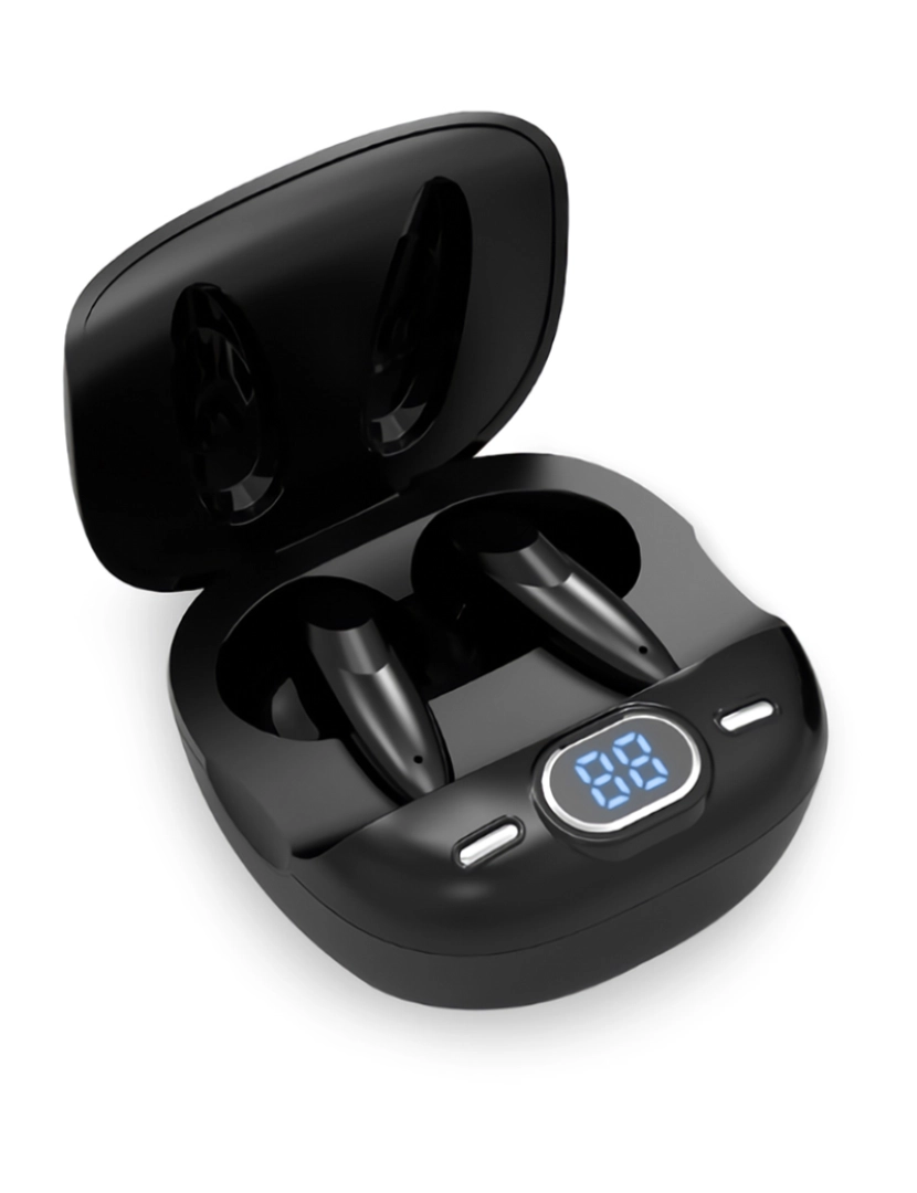 imagem de Fones TWS-400 Bluetooth 5.1, som HD, preto1