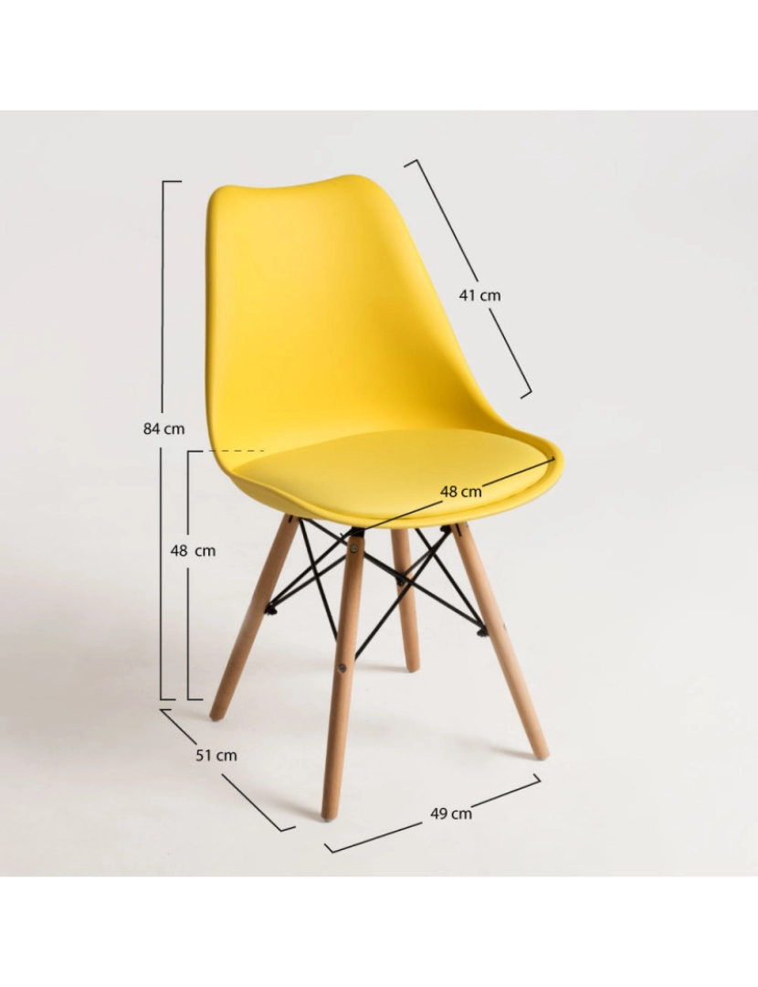 imagem de Cadeira Tilsen - Amarelo2