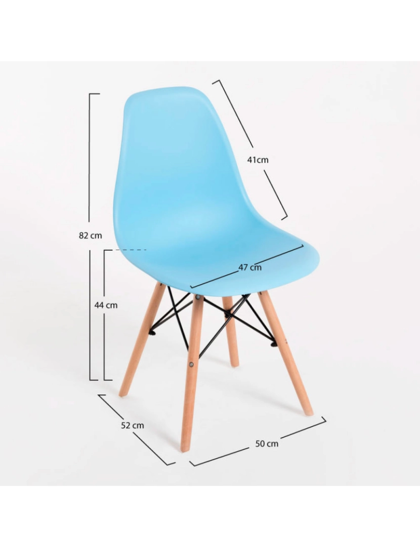 imagem de Cadeira Tower Basic - Azul claro3