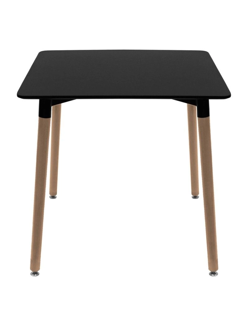 imagem de Mesa Tower Quadrada 80 cm - Preto2