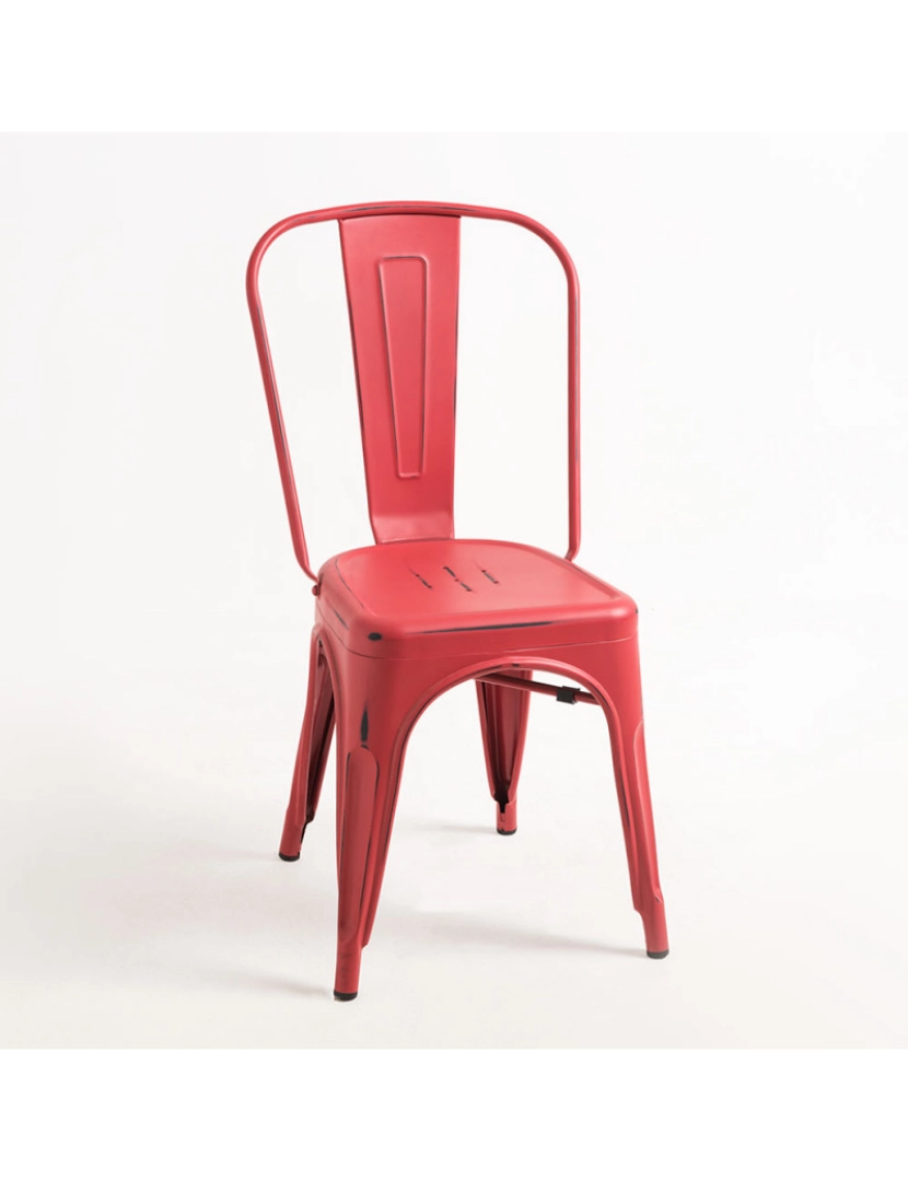 imagem de Cadeira Torix Vintage - Vermelho vintage1