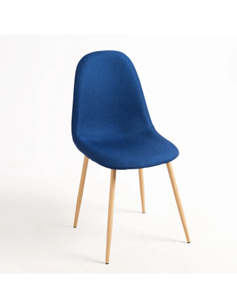 Presentes Miguel - Cadeira Teok Tecido - Azul