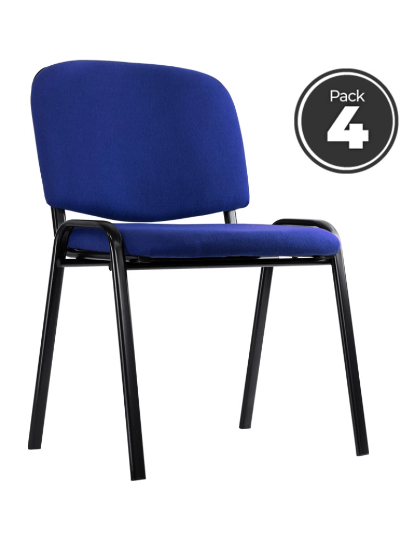 Presentes Miguel - Pack 4 Cadeiras Ofis - Azul
