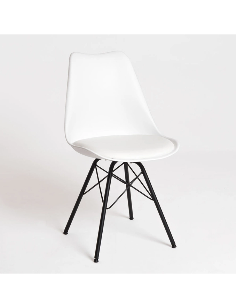 imagem de Cadeira Tilsen Metalizada - Branco1