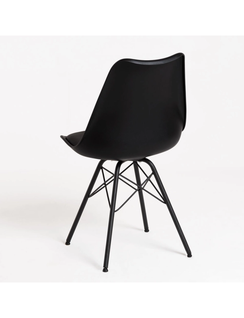imagem de Cadeira Tilsen Metalizada - Preto4