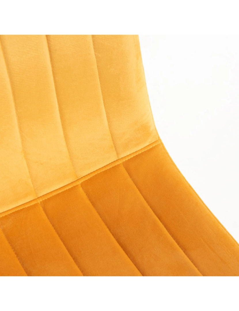 imagem de Cadeira Liny Veludo - Amarelo5
