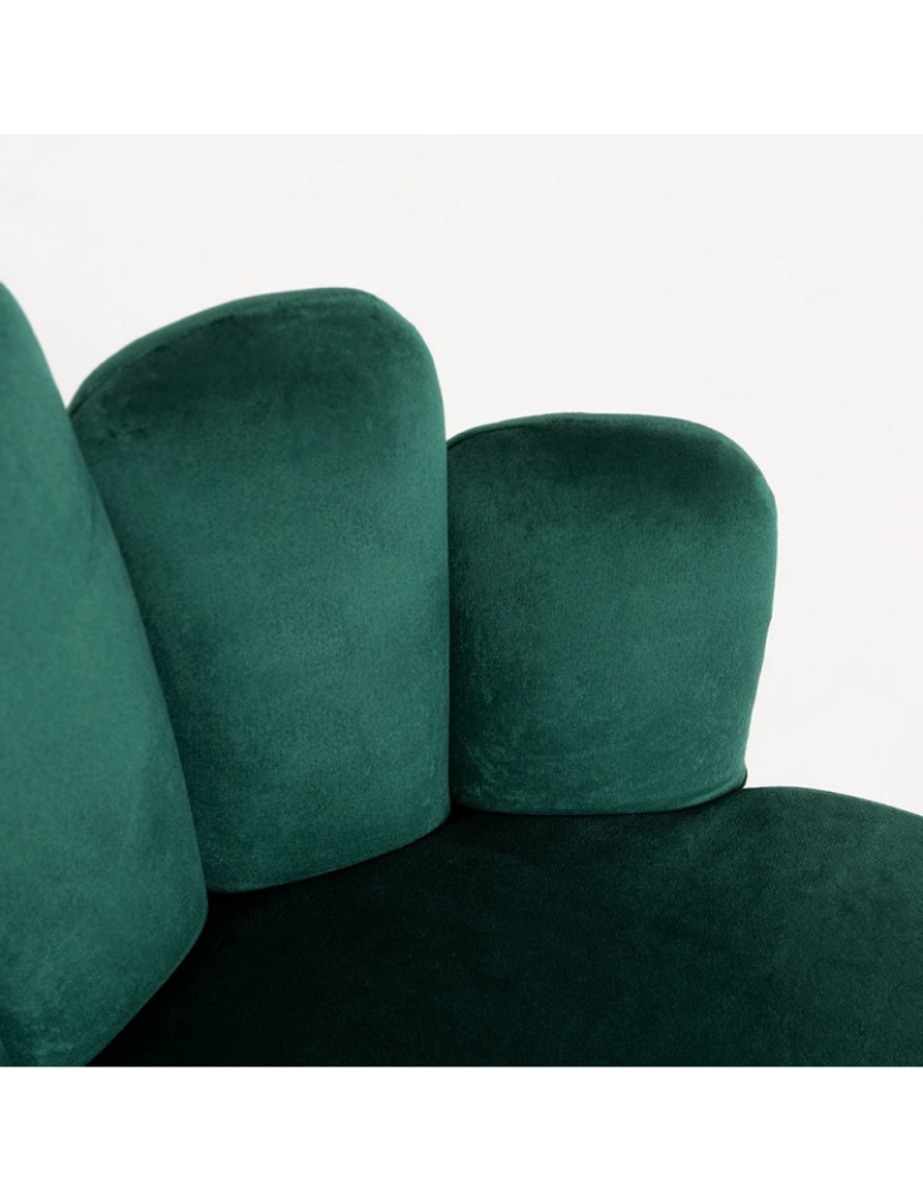 imagem de Pack 4 Cadeiras Hand Veludo - Verde4