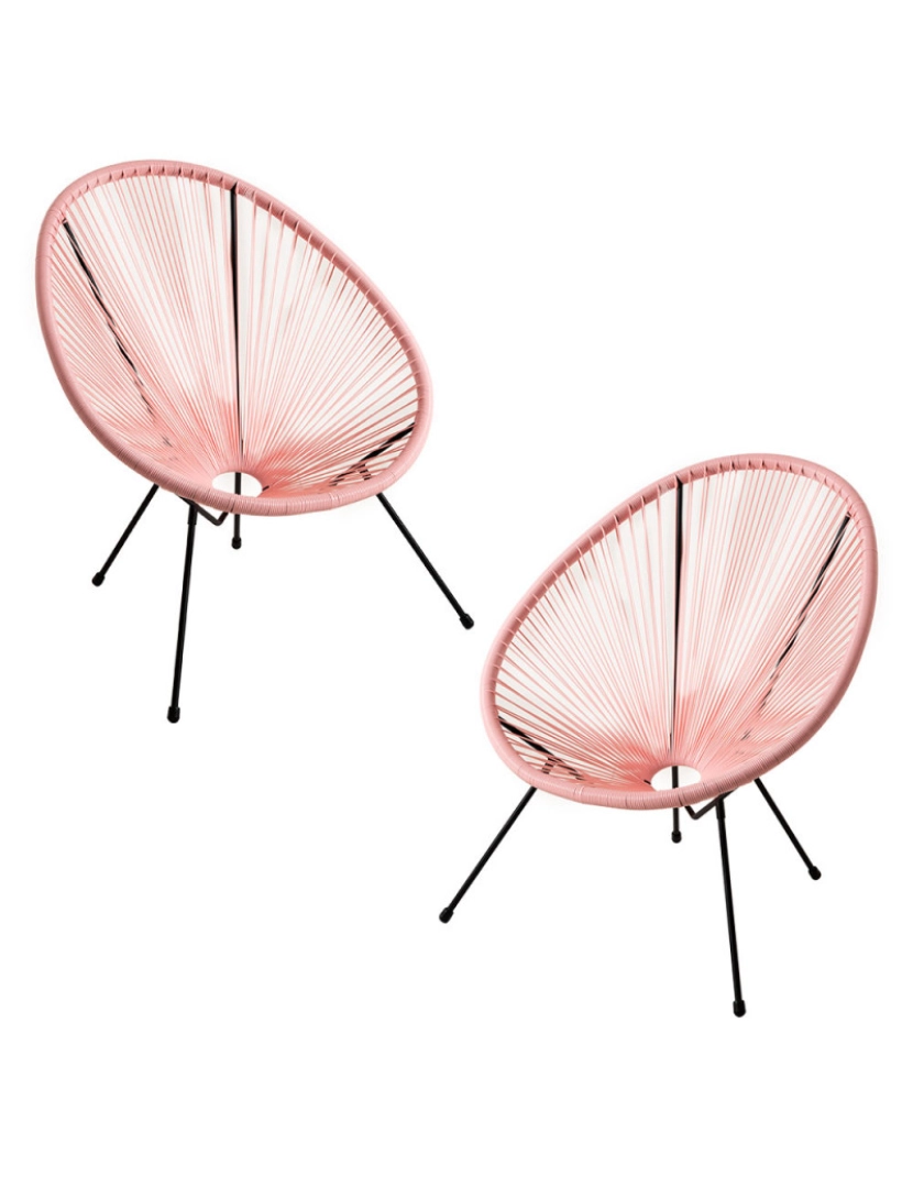 imagem de Packs 2 Cadeiras Karibic - Rosa1