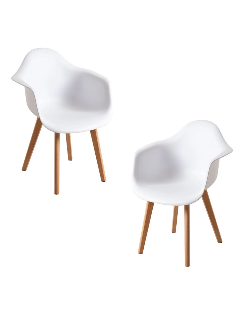Presentes Miguel - Pack 2 Cadeiras Belu - Branco
