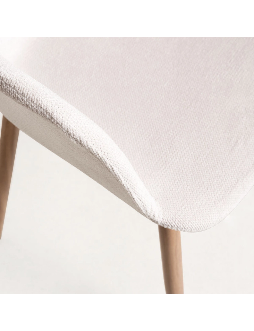 imagem de Pack 2 Cadeiras Kivi Tecido - Branco4