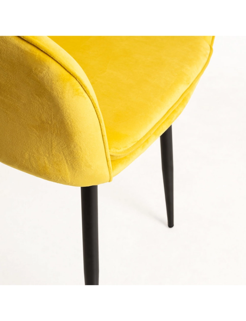 imagem de Pack 2 Cadeiras Chic Black - Amarelo5
