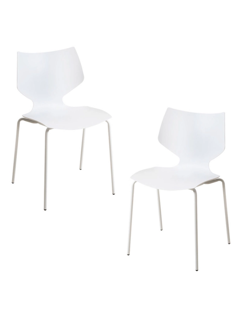 Presentes Miguel - Pack 2 Cadeiras Plecy - Branco