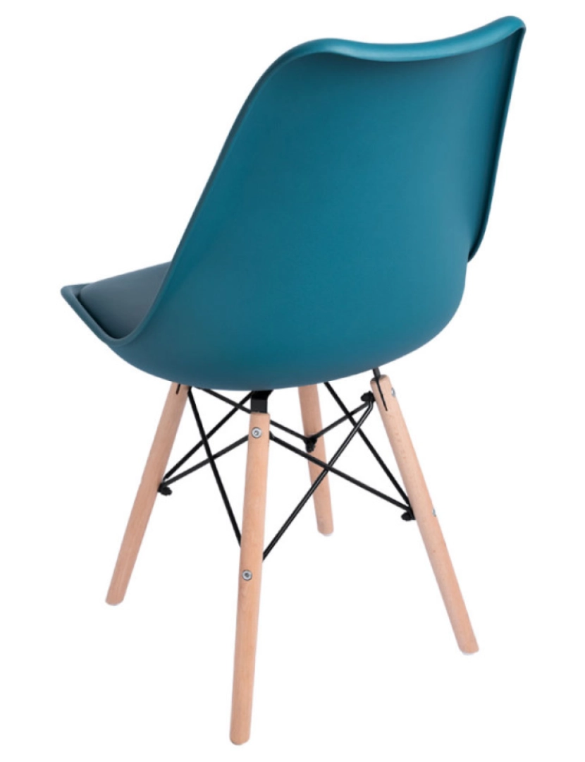 imagem de Pack 2 Cadeiras Tilsen - Verde-azulado4