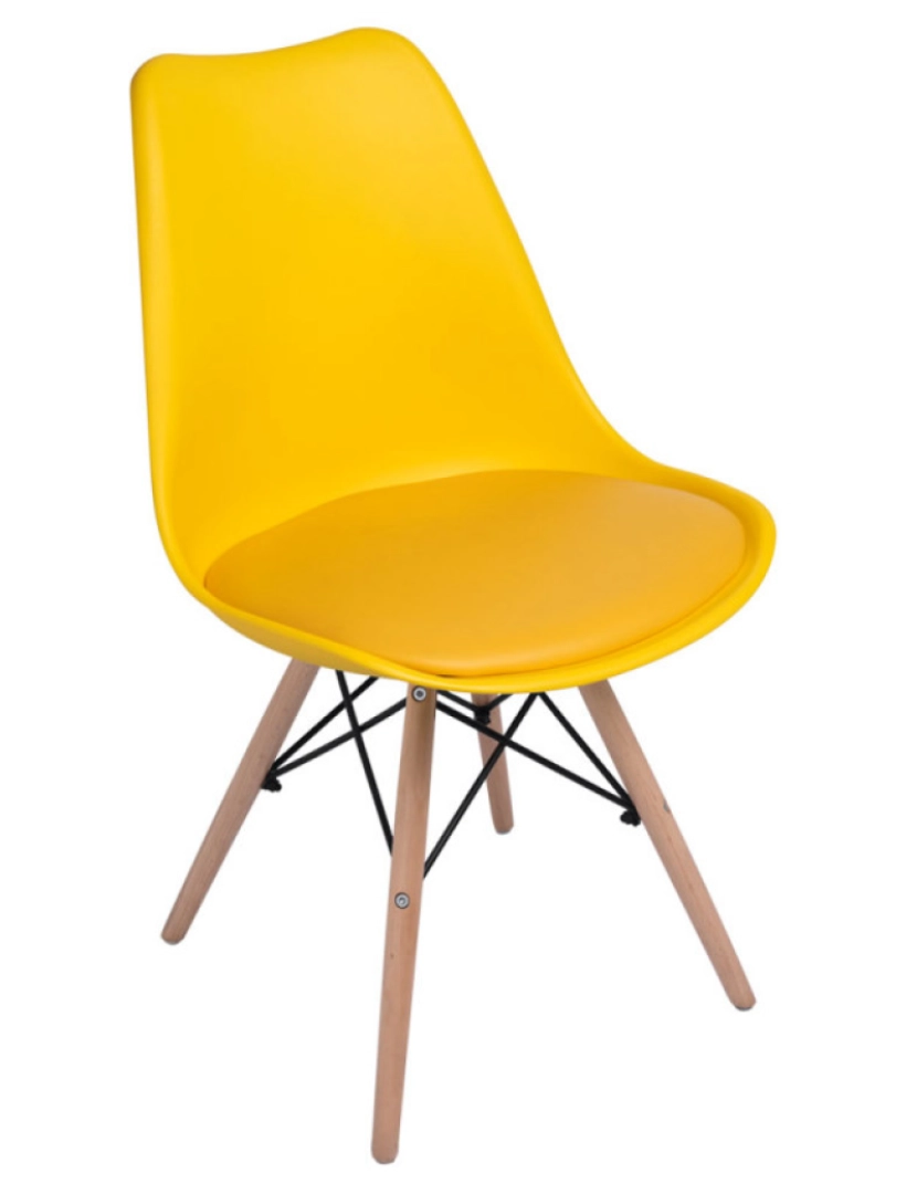 imagem de Pack 4 Cadeiras Tilsen - Amarelo2