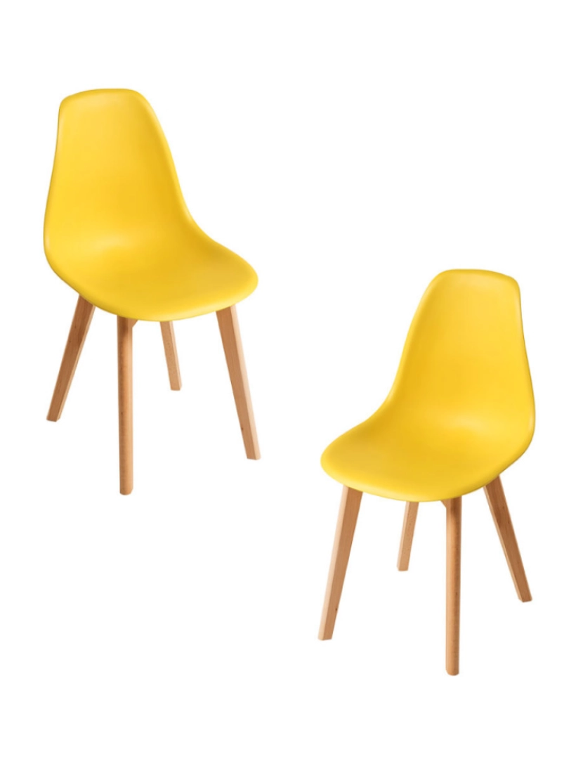 Presentes Miguel - Pack 2 Cadeiras Kelen - Amarelo