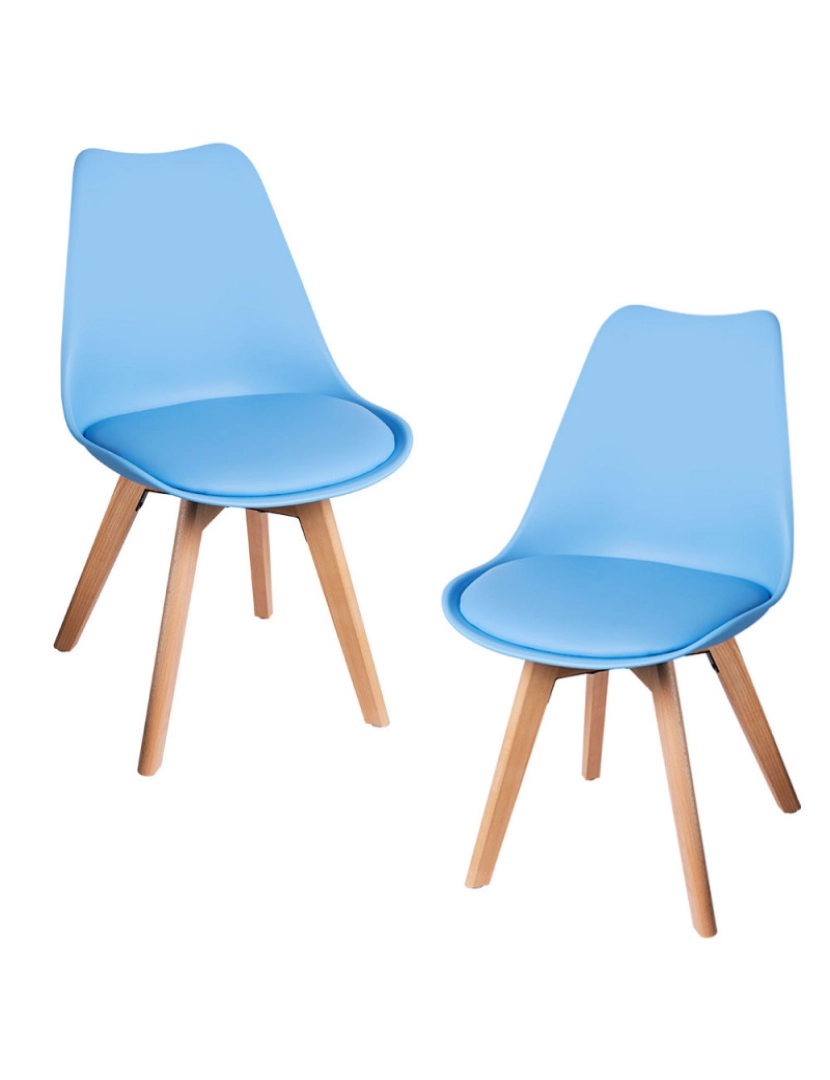 Presentes Miguel - Pack 2 Cadeiras Synk Basic - Azul claro