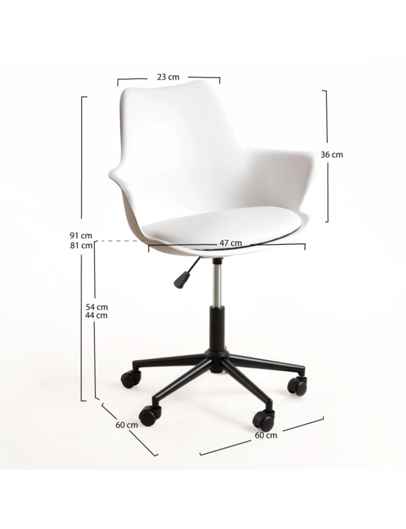 imagem de Cadeira Synk Office - Branco2