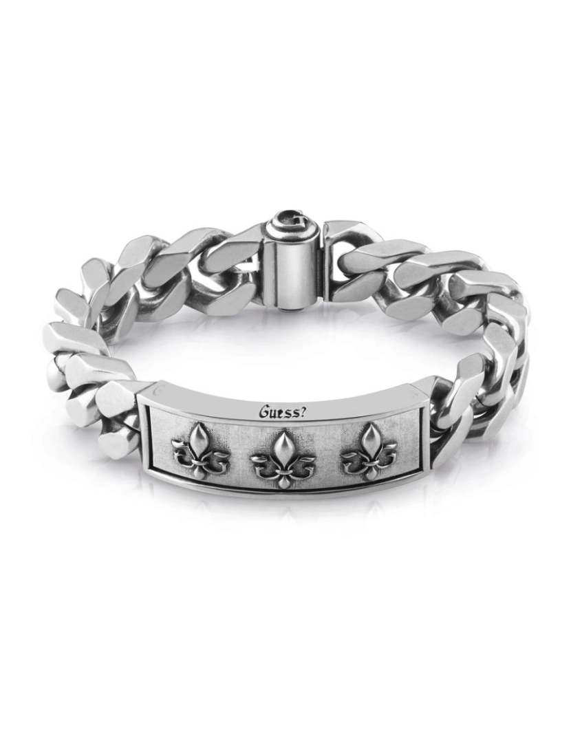 imagem de Pulseira masculina Adivinhe aço inoxidável Jum01325Jwass1