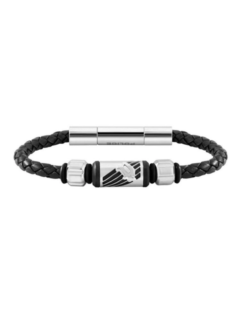 imagem de Pulseira Masculino polícia couro Pj26466Blb-011